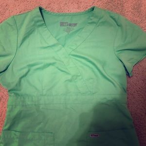 Greys anatomy scrub top medium